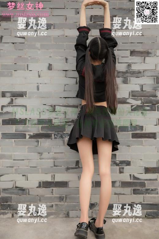 MSLASS梦丝女神 - 黑色校服的天花板？只在乔儿这里，各种角度精选原图。