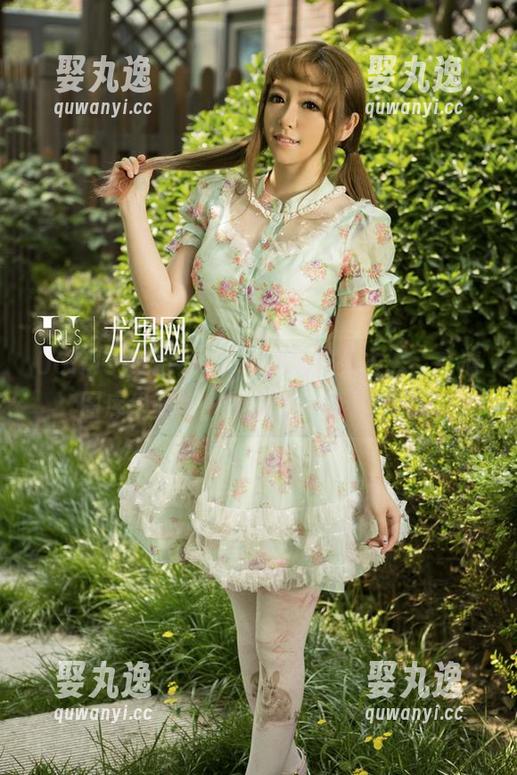 UGirls尤果网 - 谭睿琪的连体衣秀，高清图库里的每一帧都让人挪不开眼！