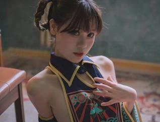 你有见过这样的蓝蝶吗？千反田鹿子套图，让人忍不住想多看两眼！