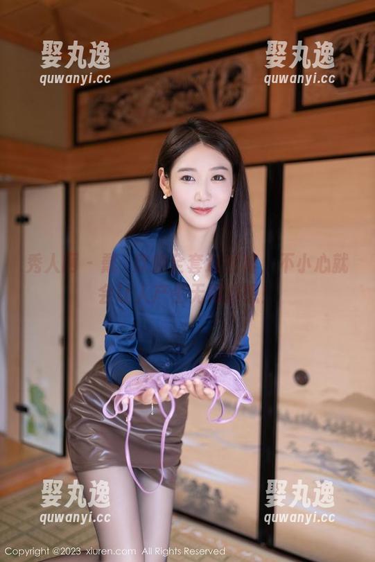 秀人网 - 戴渃欣的全套连衣裙，不小心就会让人产生无限遐想！